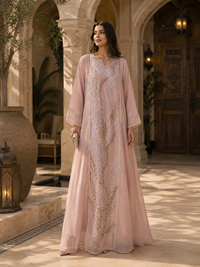 Kiran Sequined Embroidered Gown