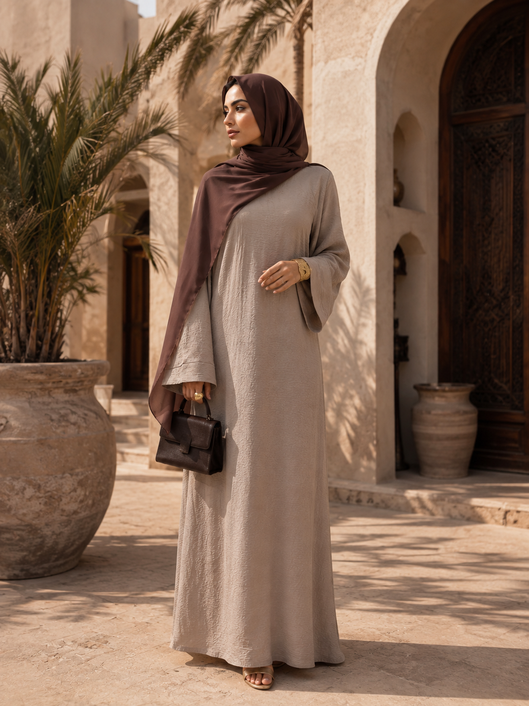 Yara Relaxed Long-Sleeve Dress