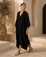 Alia Solid Cover-Up Dress