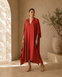 Alia Solid Cover-Up Dress
