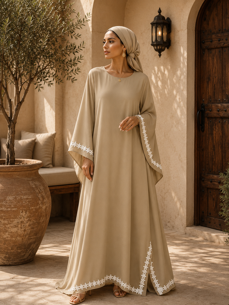 Lubna Chiffon Cover-Up Dress