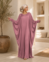 Dalia Bat-Sleeve Casual Dress