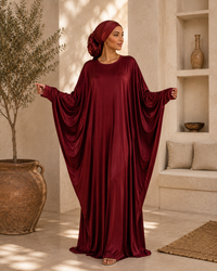 Dalia Bat-Sleeve Casual Dress