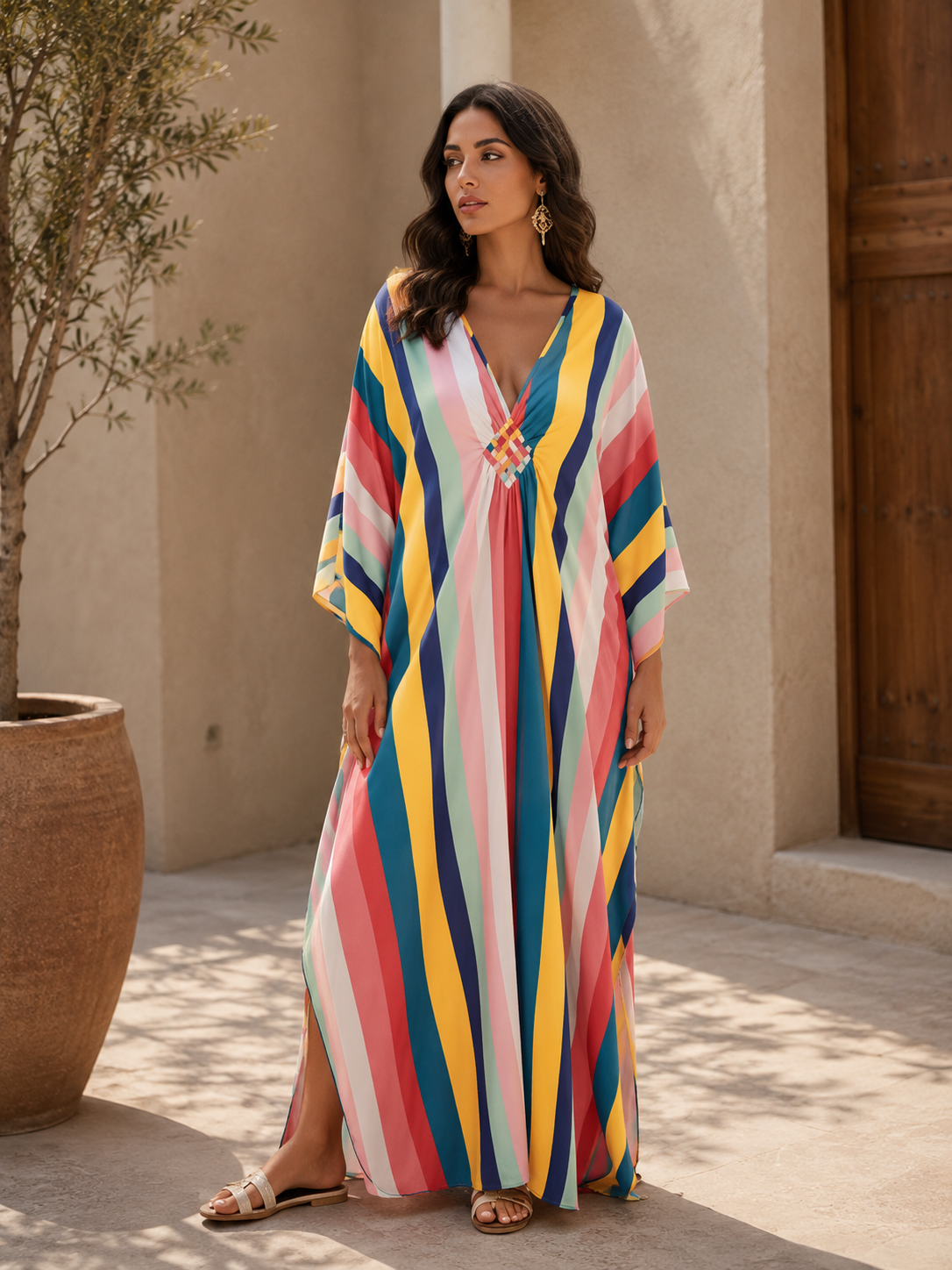 Reem Printed Woven Cover-Up