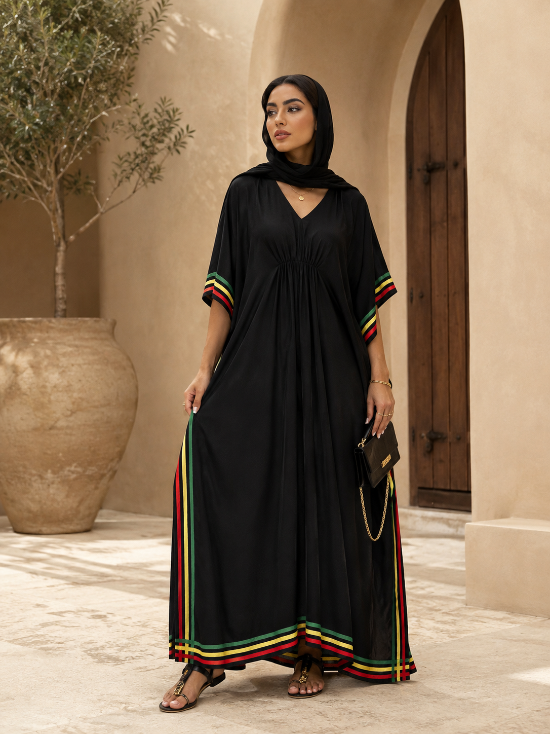 Noor Relaxed Beach Cover-Up